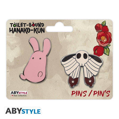 Mein Schulgeist Hanako - Pin Set Mokke & Nene's Schleife
