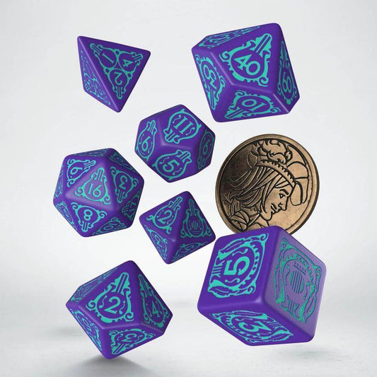 The Witcher - Würfelset Rittersporn der Dichter - 7 Stk
