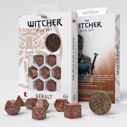 The Witcher - Würfelset Gerald der Monster Jäger - 7 Stk