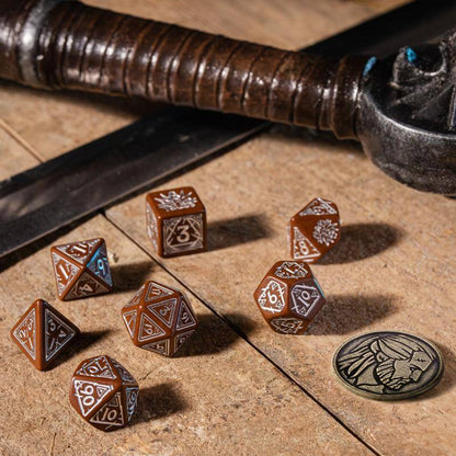 The Witcher - Würfelset Geralts Begleiter Plötze - 7 Stk