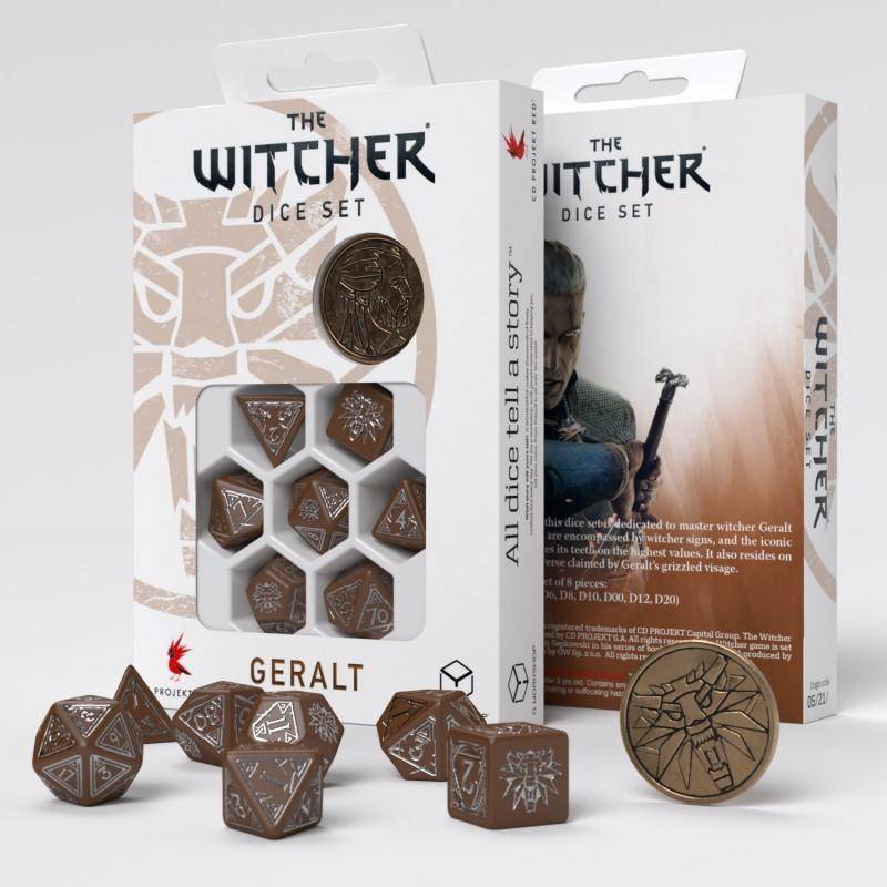 The Witcher - Würfelset Geralts Begleiter Plötze - 7 Stk