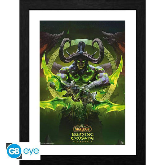 World of Warcraft - Gerahmtes Bild Illidan - 30,5 x 40,6 cm
