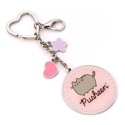 Pusheen - Metall Schlüsselanhänger Herz