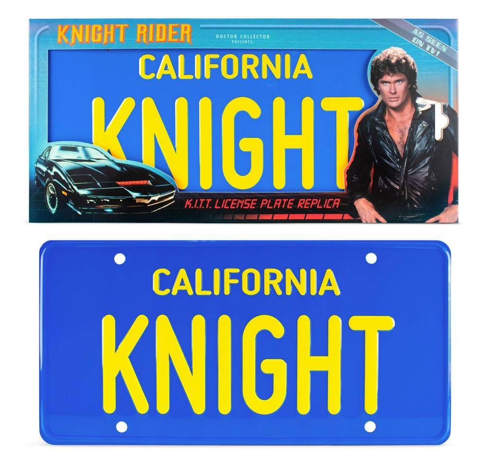 Knight Rider - Metallschild Nummernschild