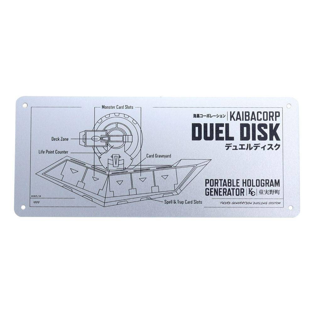 Yu-Gi-Oh! - Blechschild Duel Disk - 23,5 x 9 cm