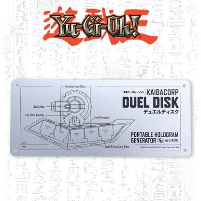 Yu-Gi-Oh! - Blechschild Duel Disk - 23,5 x 9 cm