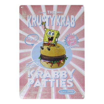 SpongeBob Schwammkopf - Metallschild Krosse Krabbe