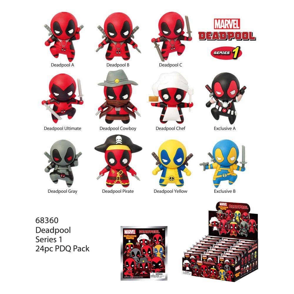 Marvel - PVC Schlüsselanhänger Mystery Bag Deadpool (Serie 1)