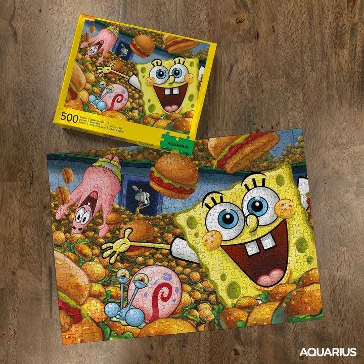 SpongeBob Schwammkopf - Puzzle Krabbenburger (500 Teile)