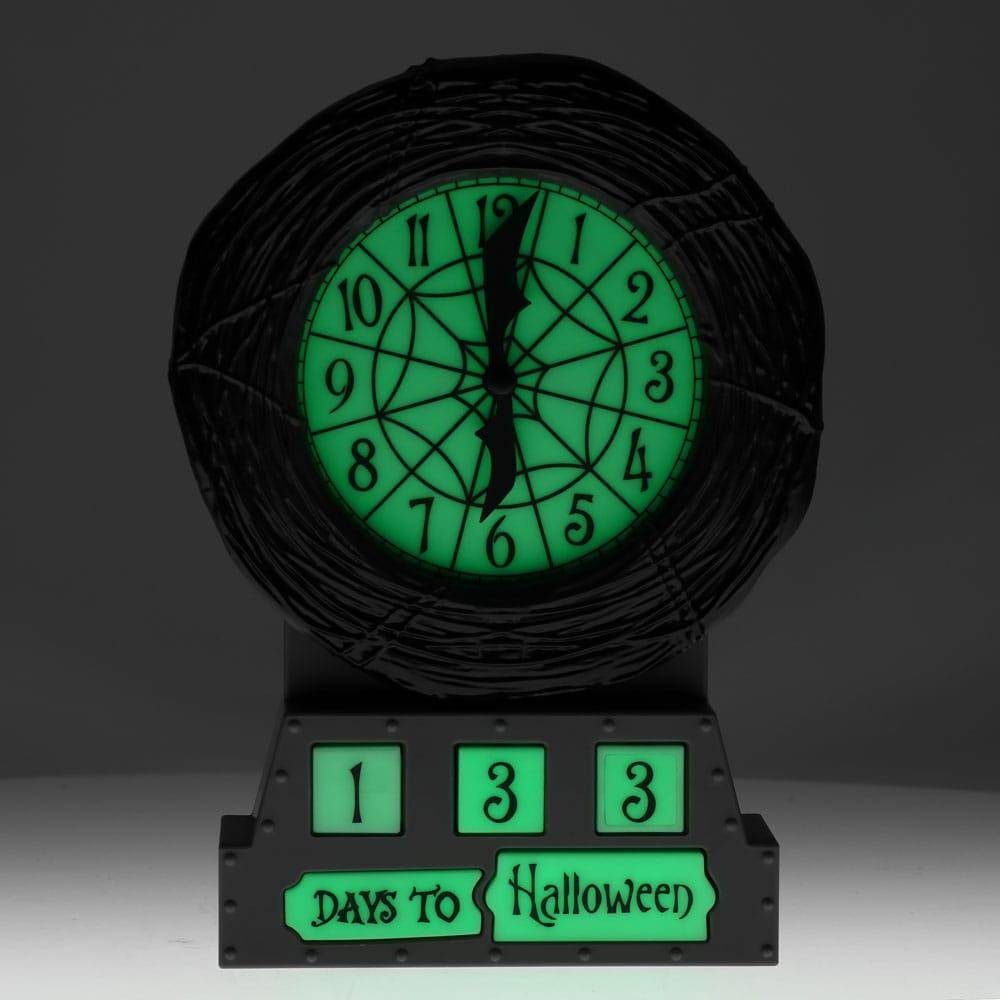 Nightmare before Christmas - Wecker mit Leuchtfunktion Countdown - 21 cm