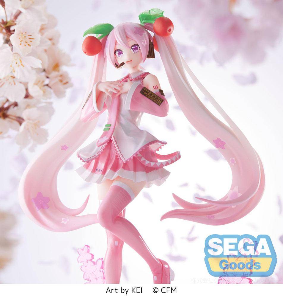 Hatsune Miku -Statue Sakura Miku (2023) - 21 cm