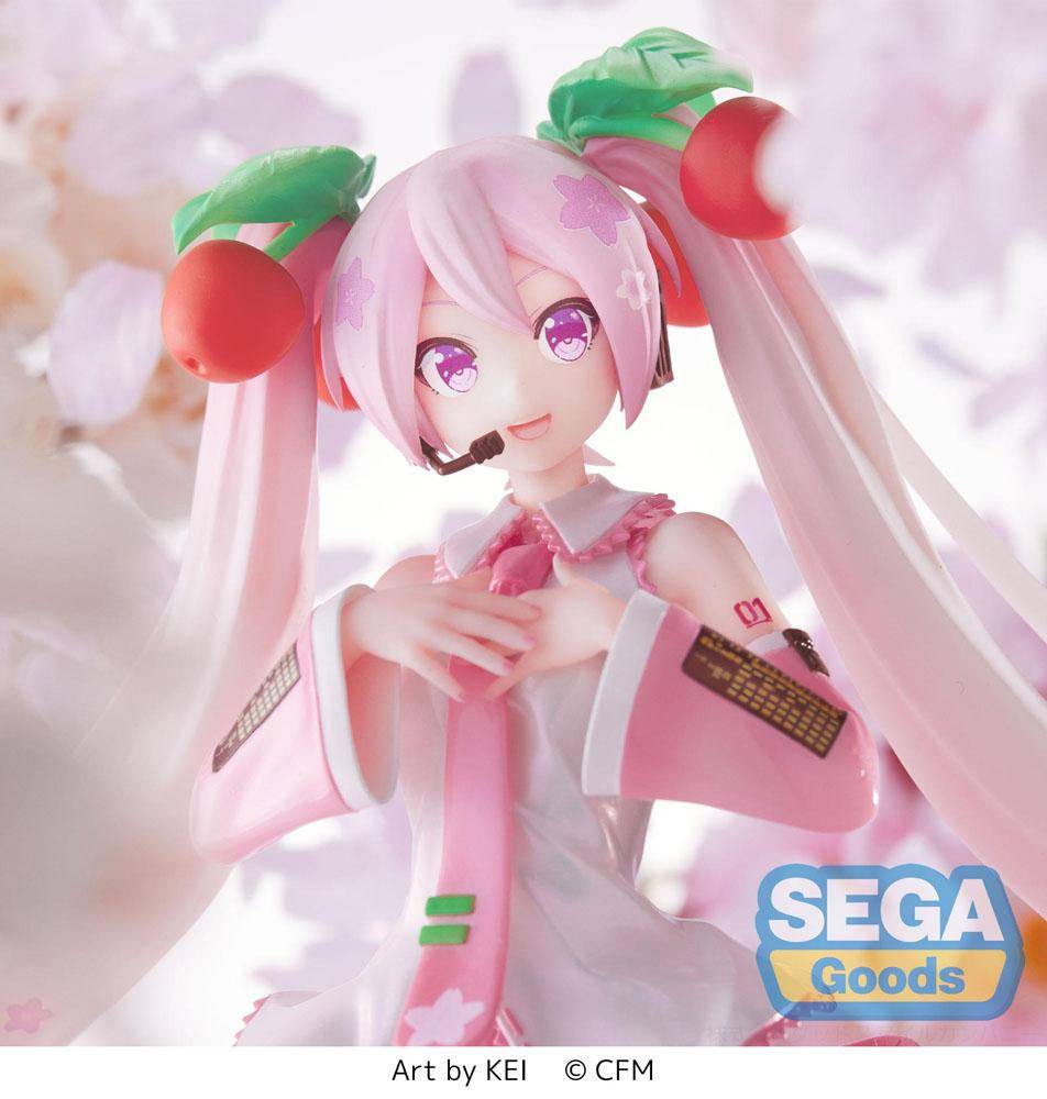 Hatsune Miku -Statue Sakura Miku (2023) - 21 cm