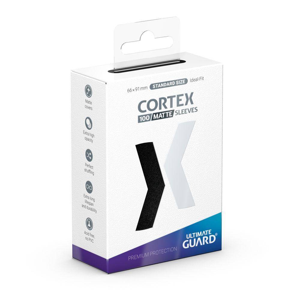 Ultimate Guard - Kartenhüllen Cortex Standardgröße Matt-Schwarz (100)