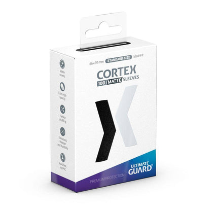 Ultimate Guard - Kartenhüllen Cortex Standardgröße Matt-Schwarz (100)