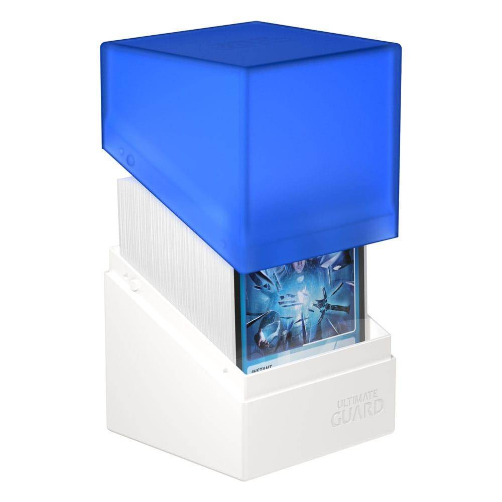 Ultimate Guard - Kartenbox Boulder 100+ Synergy - Blau & Weiß