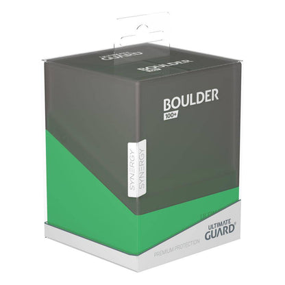Ultimate Guard - Kartenbox Boulder 100+ Synergy - Schwarz & Grün