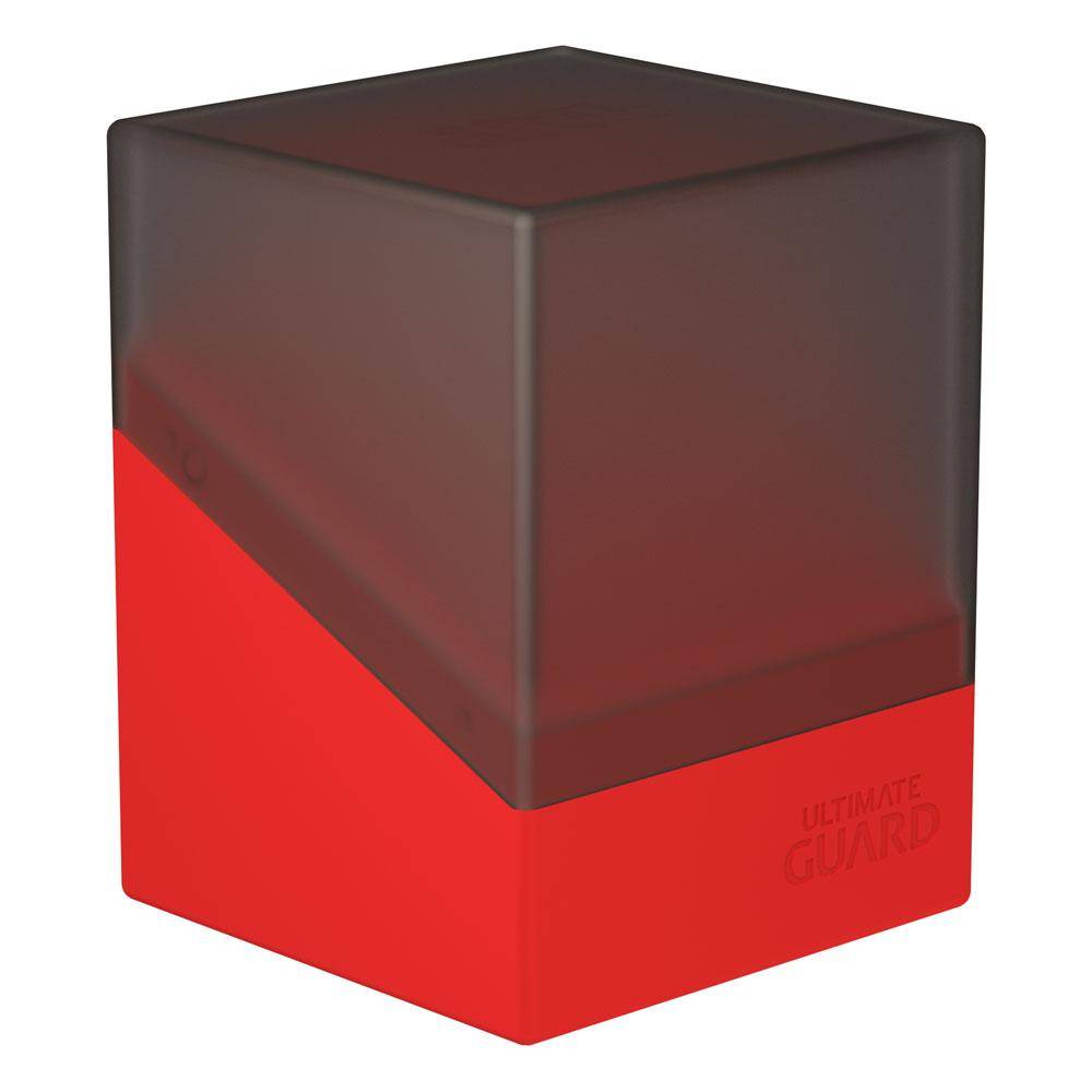 Ultimate Guard - Kartenbox Boulder 100+ Synergy - Schwarz & Rot