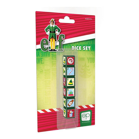 Buddy - Der Weihnachtself - Würfelset Weihnachten - 6 Stk