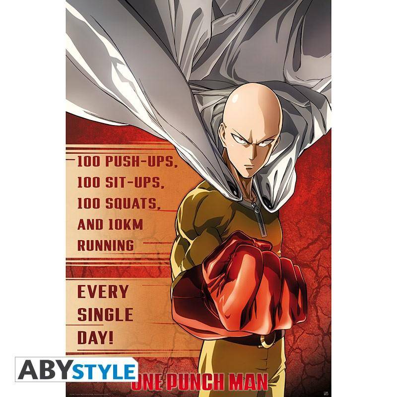 One Punch Man Poster Training (91,5x61cm)