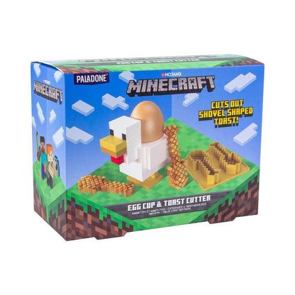 Minecraft Eierbecher und Toastausstechform