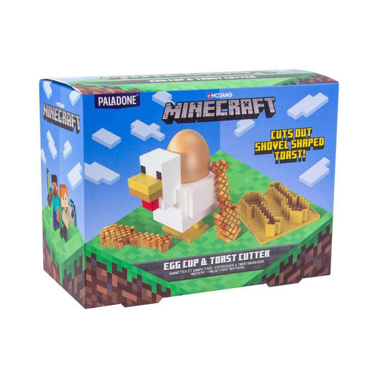Minecraft Eierbecher und Toastausstechform