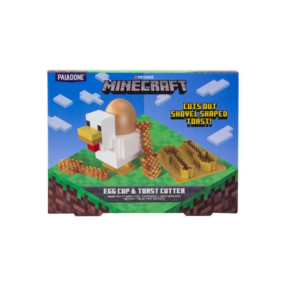 Minecraft Eierbecher und Toastausstechform