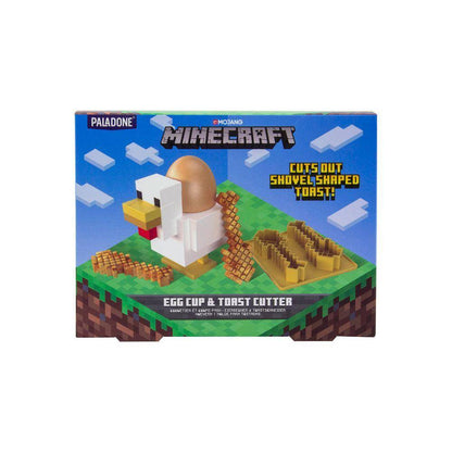 Minecraft Eierbecher und Toastausstechform