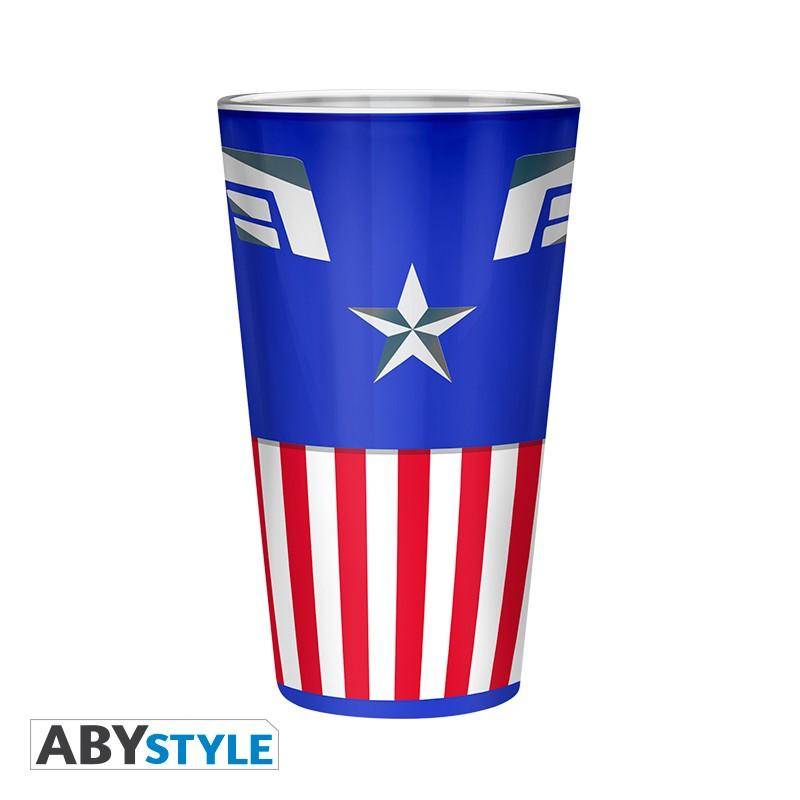 Marvel Großes Glas Captain America
