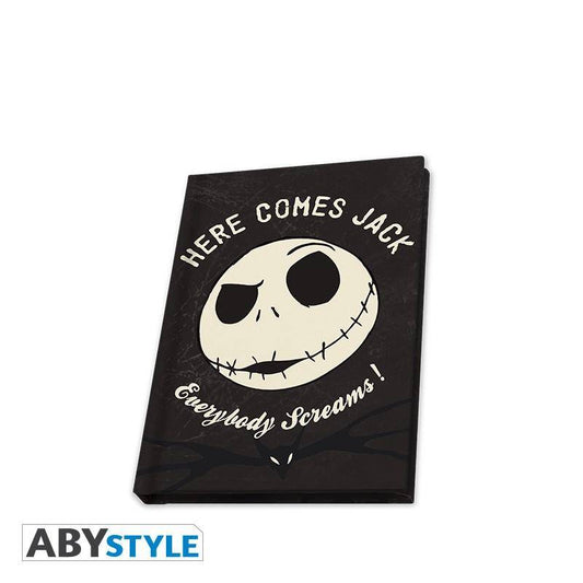 Nightmare before Christmas Notizbuch Jack glow in the dark A6