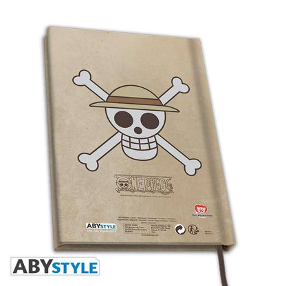 One Piece Notizbuch Wanted Ruffy A5