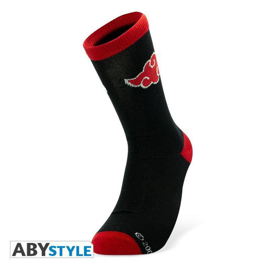 Naruto Shippuden - Socken - Schwarz & Rot - Akatsuki