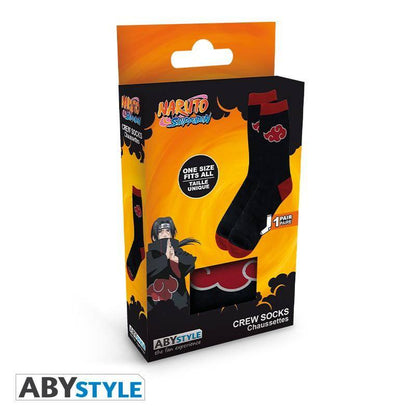 Naruto Shippuden - Socken - Schwarz & Rot - Akatsuki