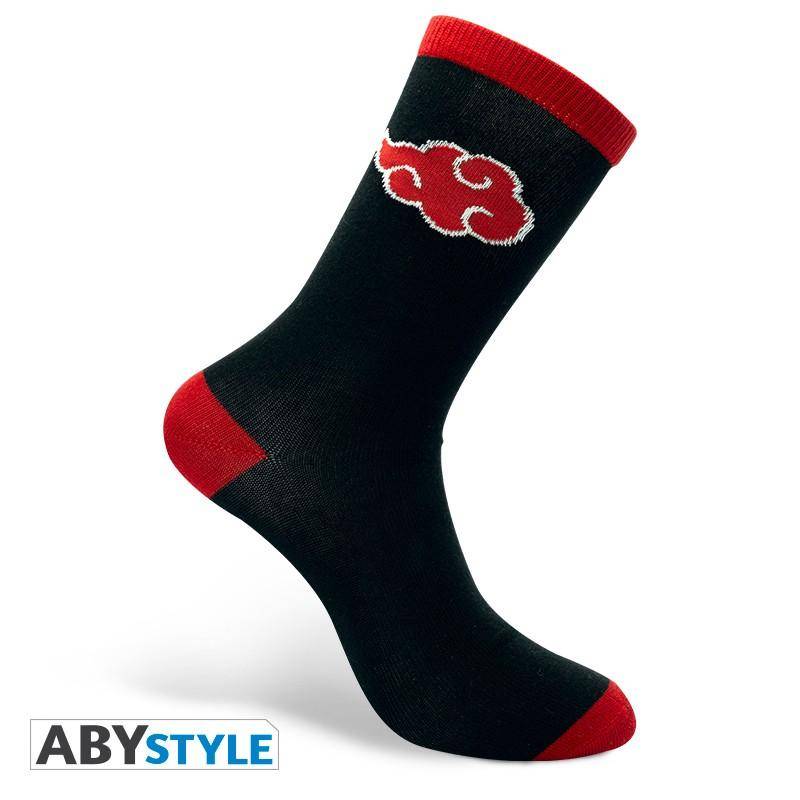 Naruto Shippuden - Socken - Schwarz & Rot - Akatsuki