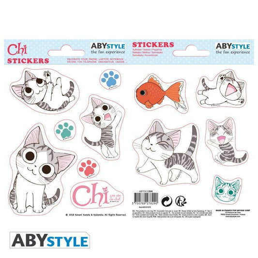 Kleine Katze Chi - Sticker - 16 x 11cm