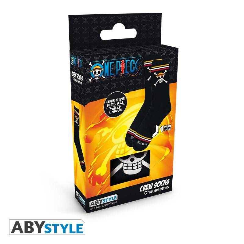 One Piece - Socken - Black - Skull