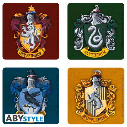 Harry Potter - Untersetzer Hauswappen - 4 Stk