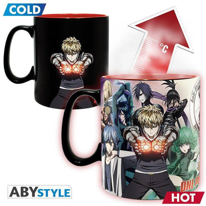 One Punch Man Wärmetauschtasse Heroes King size