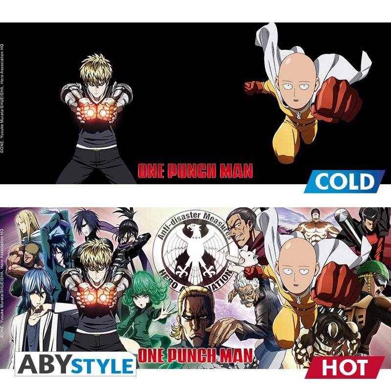 One Punch Man Wärmetauschtasse Heroes King size