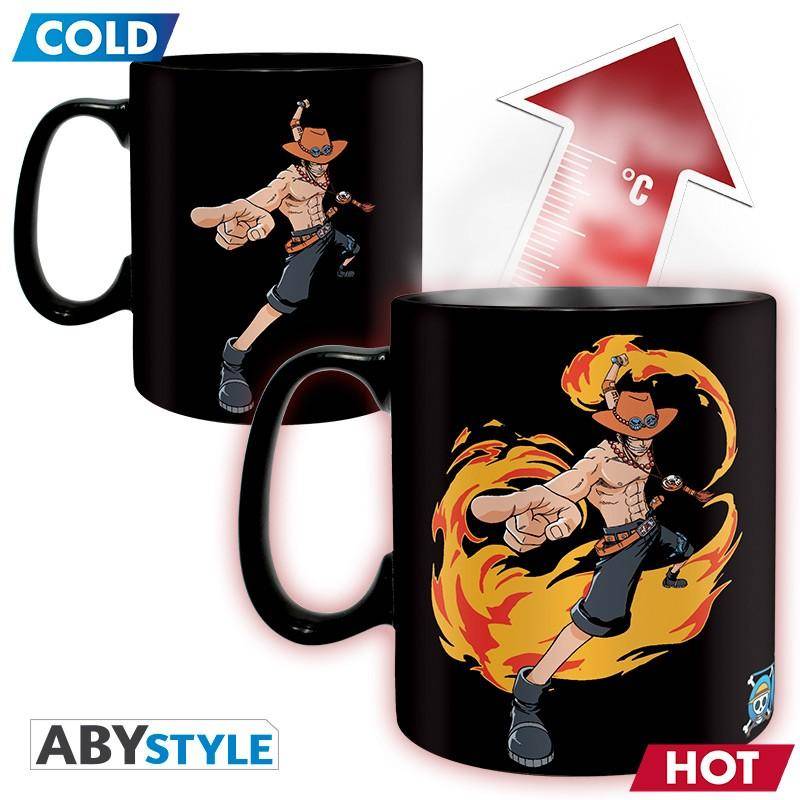 One Piece - Tasse Wärmewechsel Ruffy & Ace - 460 ml