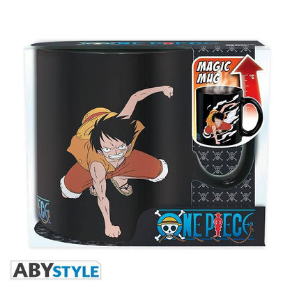 One Piece - Tasse Wärmewechsel Ruffy & Ace - 460 ml