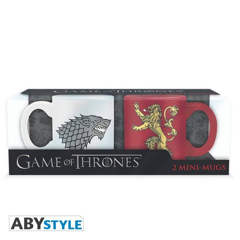 Game Of Thrones 2 Espressotassen Stark & Lannister Set