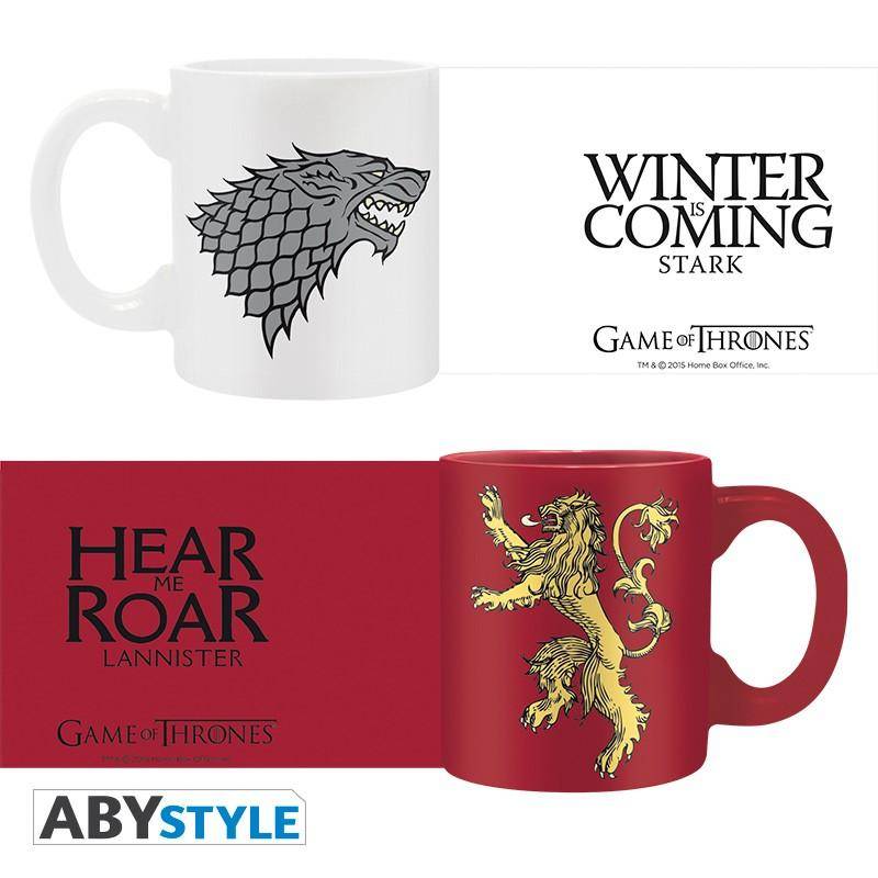 Game Of Thrones 2 Espressotassen Stark & Lannister Set