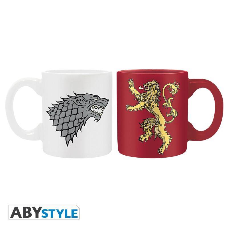 Game Of Thrones 2 Espressotassen Stark & Lannister Set