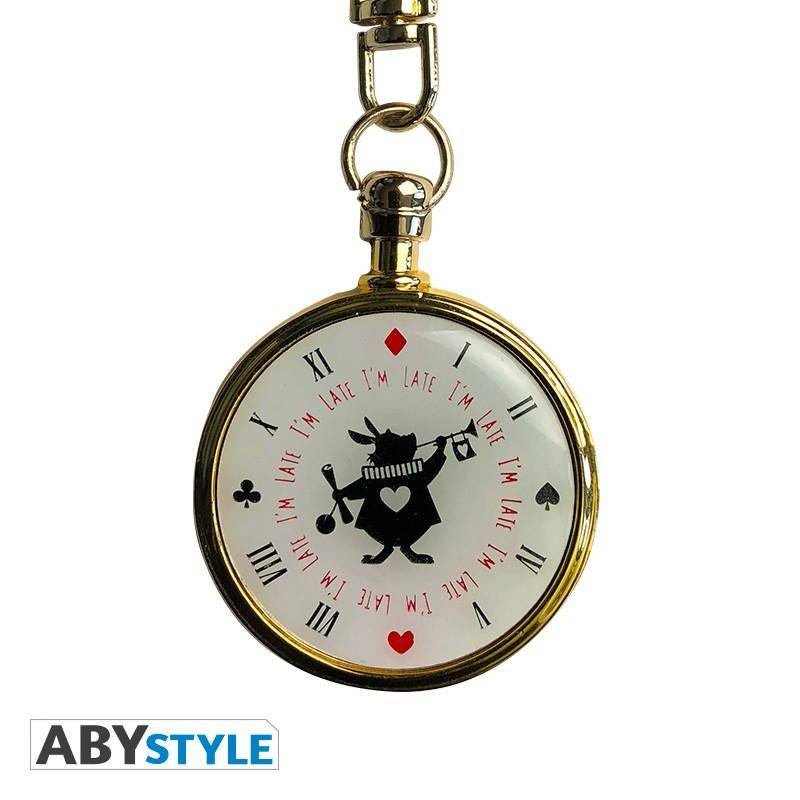 Disney - Schlüsselanhänger 3D "Alice/ Hasenuhr"