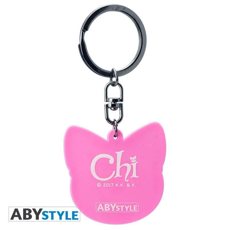 Kleine Katze Chi - Schlüsselanhänger PVC "Chi cute"