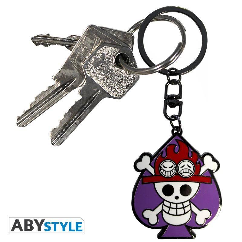 One Piece - Schlüsselanhänger "Skull Ace"