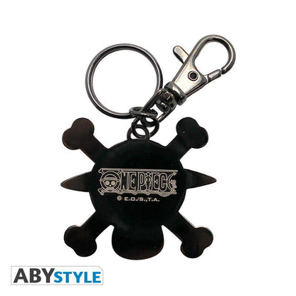One Piece - Metall Schlüsselanhänger Totenkopf Ruffy