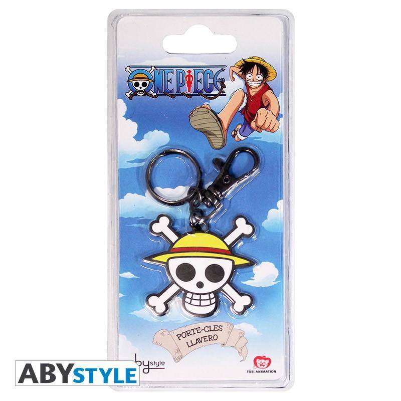 One Piece - Metall Schlüsselanhänger Totenkopf Ruffy
