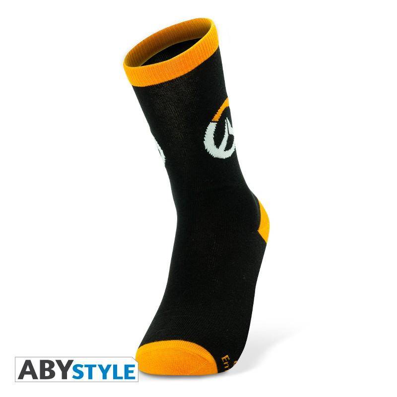Overwatch - Socken - Schwarz & Orange - Logo
