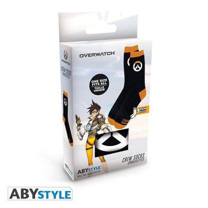 Overwatch - Socken - Schwarz & Orange - Logo